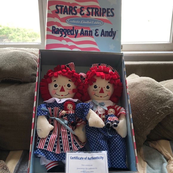 Stars & Stripes Raggedy Ann & Andy - Picture 2 of 8